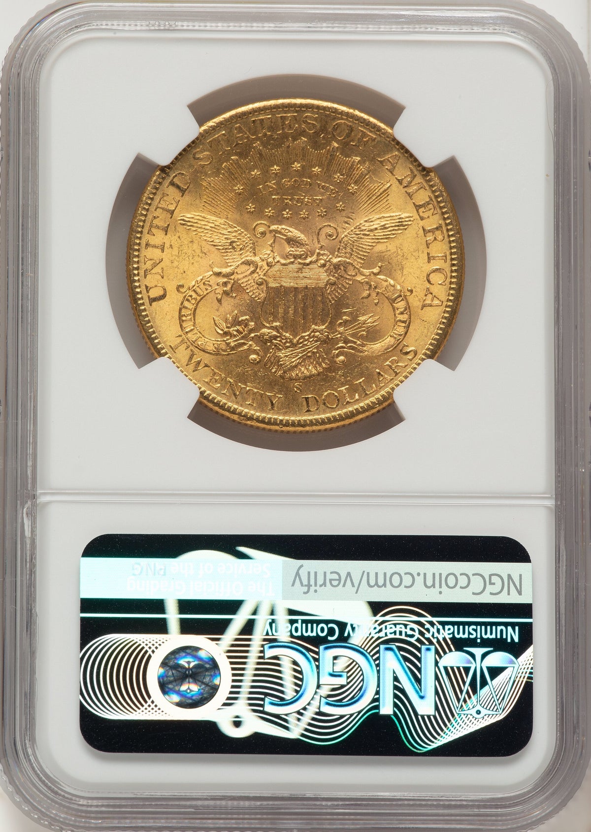 1900-S $20 Liberty Double Eagle NGC MS63
