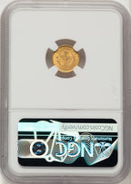1851 G$1 Gold Dollar NGC MS64
