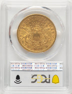 1868-S $20 Liberty Double Eagle PCGS AU50