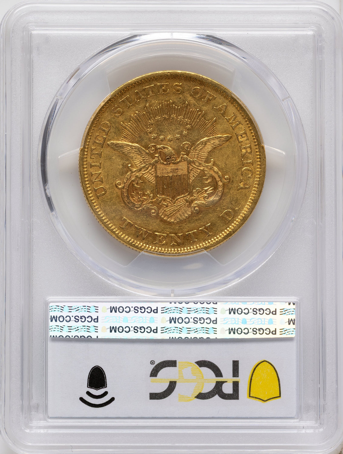 1851 $20 Liberty Double Eagle PCGS AU55