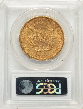 1865-S $20 Liberty Double Eagle PCGS XF45