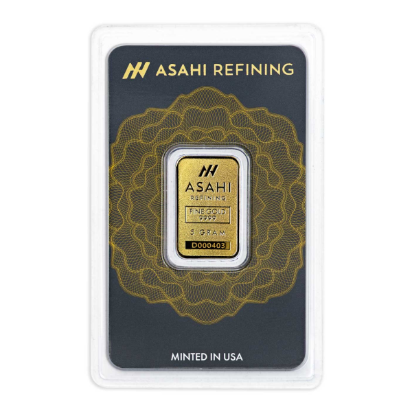 5 GRAM GOLD BAR ASAHI