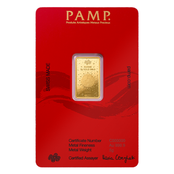 5 Gram Legend of the White Snake Gold Bar