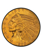 Random Date 1908-1929 Indian $5 Gold Eagle Coin AU