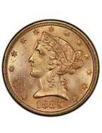 Random Date 1840-1908 Liberty $5 Gold Half Eagle AU