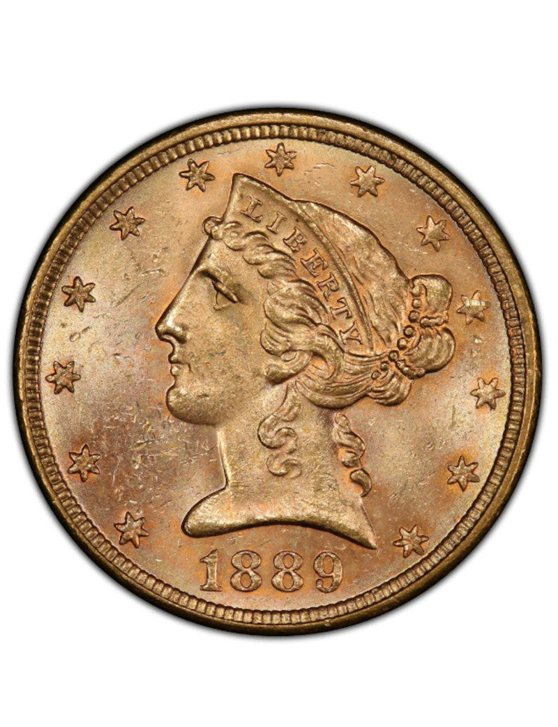 Random Date 1840-1908 Liberty $5 Gold Half Eagle AU