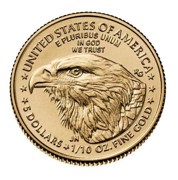 2025 1/10 oz American Gold Eagle Coin BU