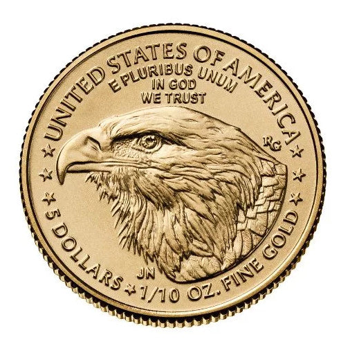 2025 1/10 oz American Gold Eagle Coin BU