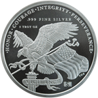 5 oz President Donald J. Trump Silver Round BU