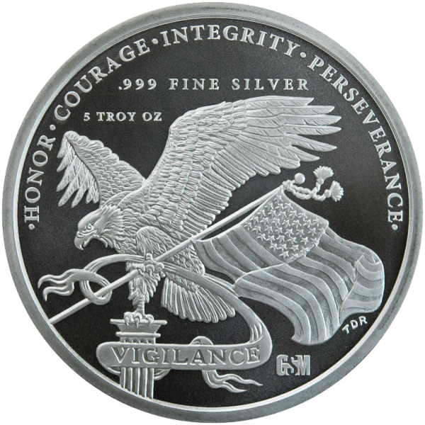 5 oz President Donald J. Trump Silver Round BU