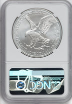 2021 Silver Eagle Type 2 At Dusk & Dawn 35th Anniversary 64th NGC MS69 Michael Gaudioso Signed