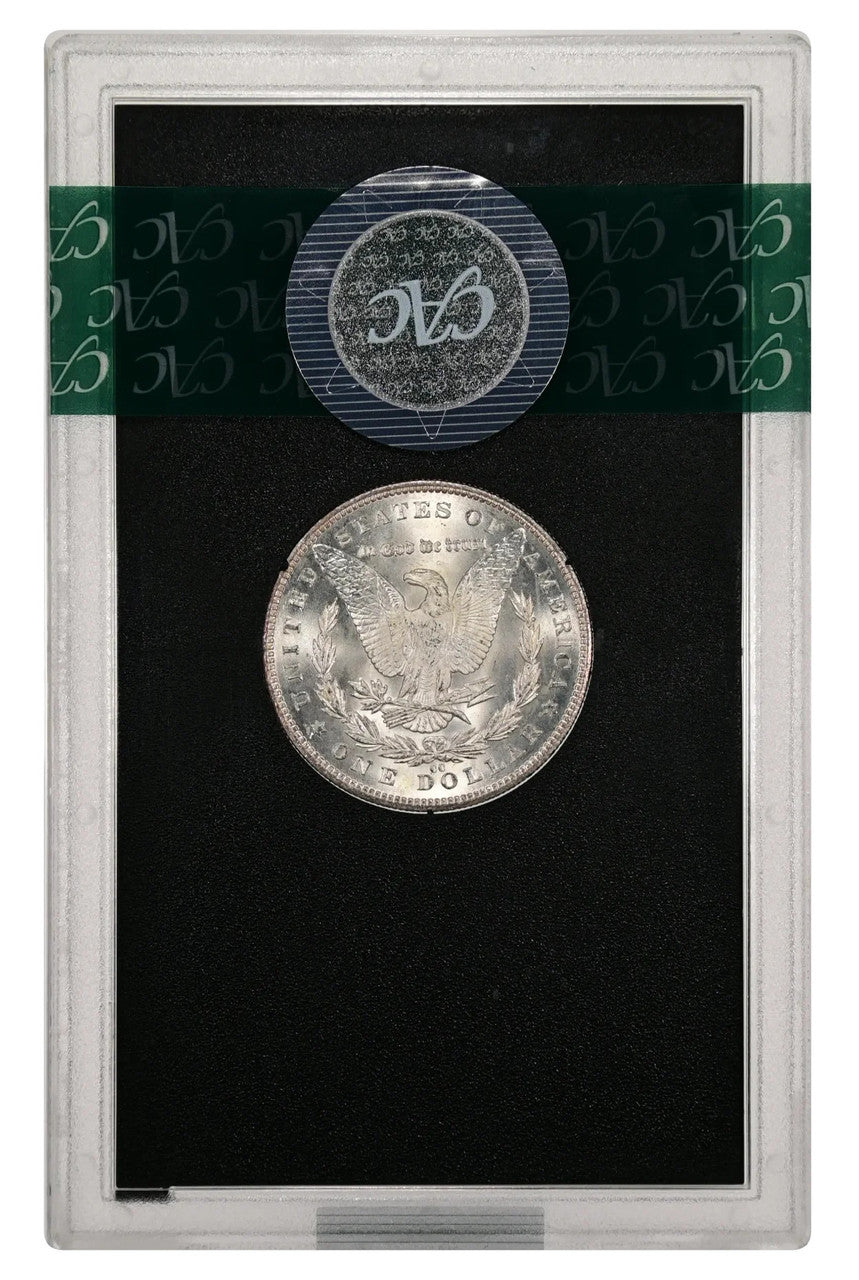 1884-CC $1 GSA Treasure Hoard Morgan Dollar CACG MS62 (675601776)