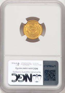 1901 $2.50 Liberty Quarter Eagle NGC MS65+