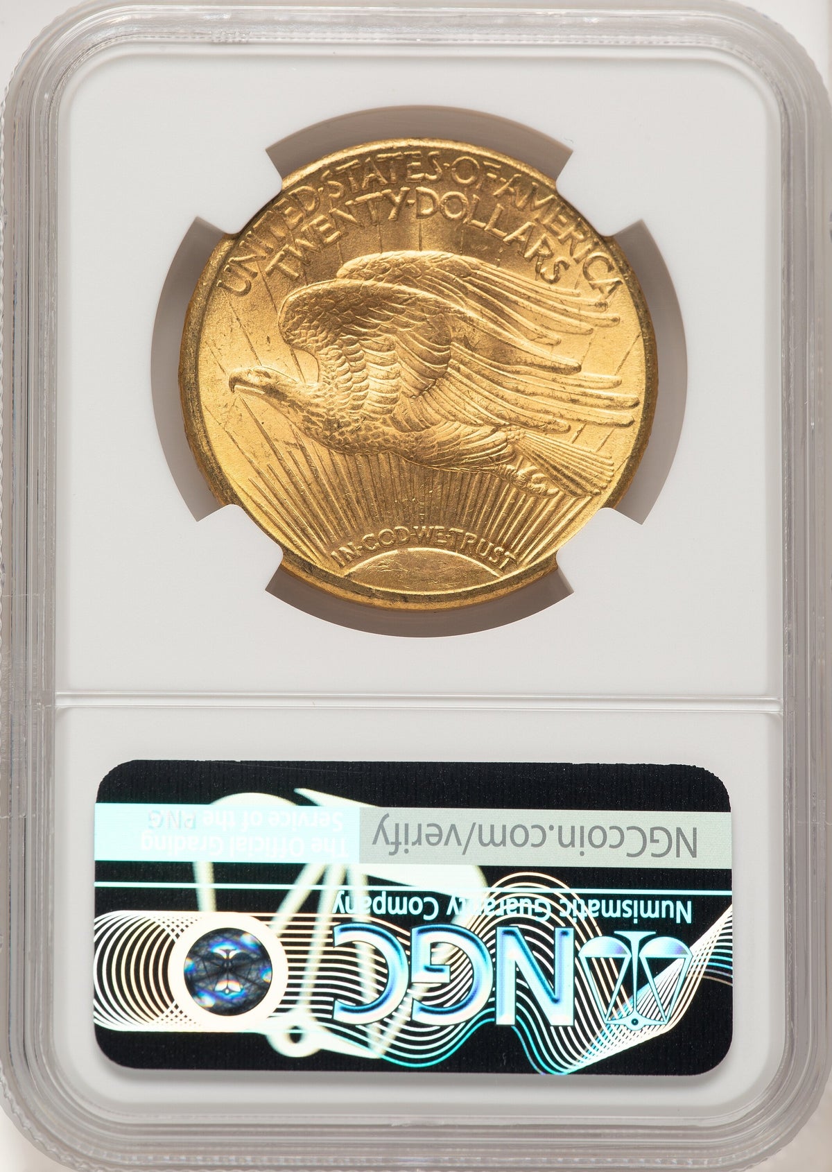 1916-S $20 Saint-Gaudens Double Eagle NGC MS66