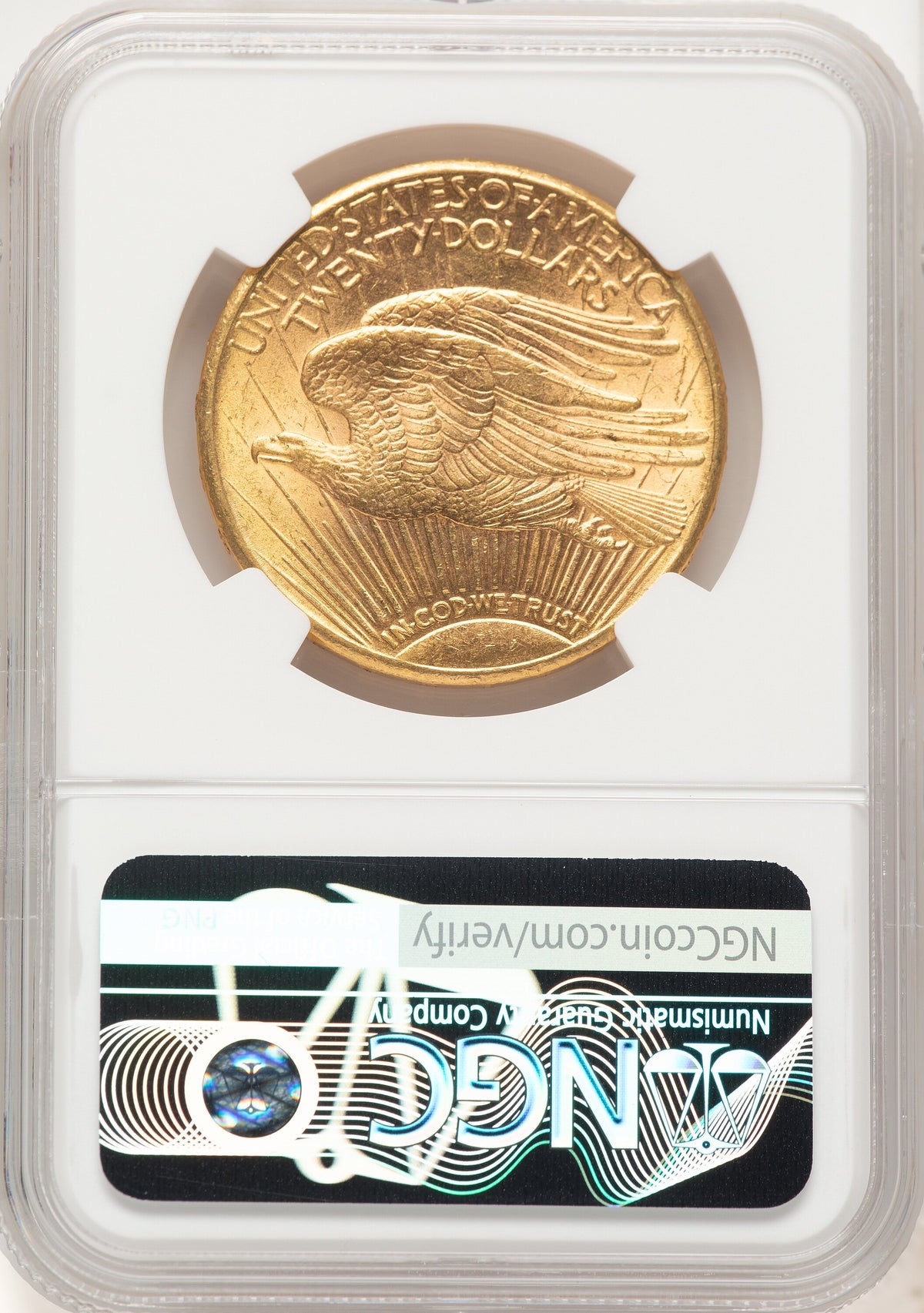 1911-D $20 Saint-Gaudens Double Eagle NGC MS64