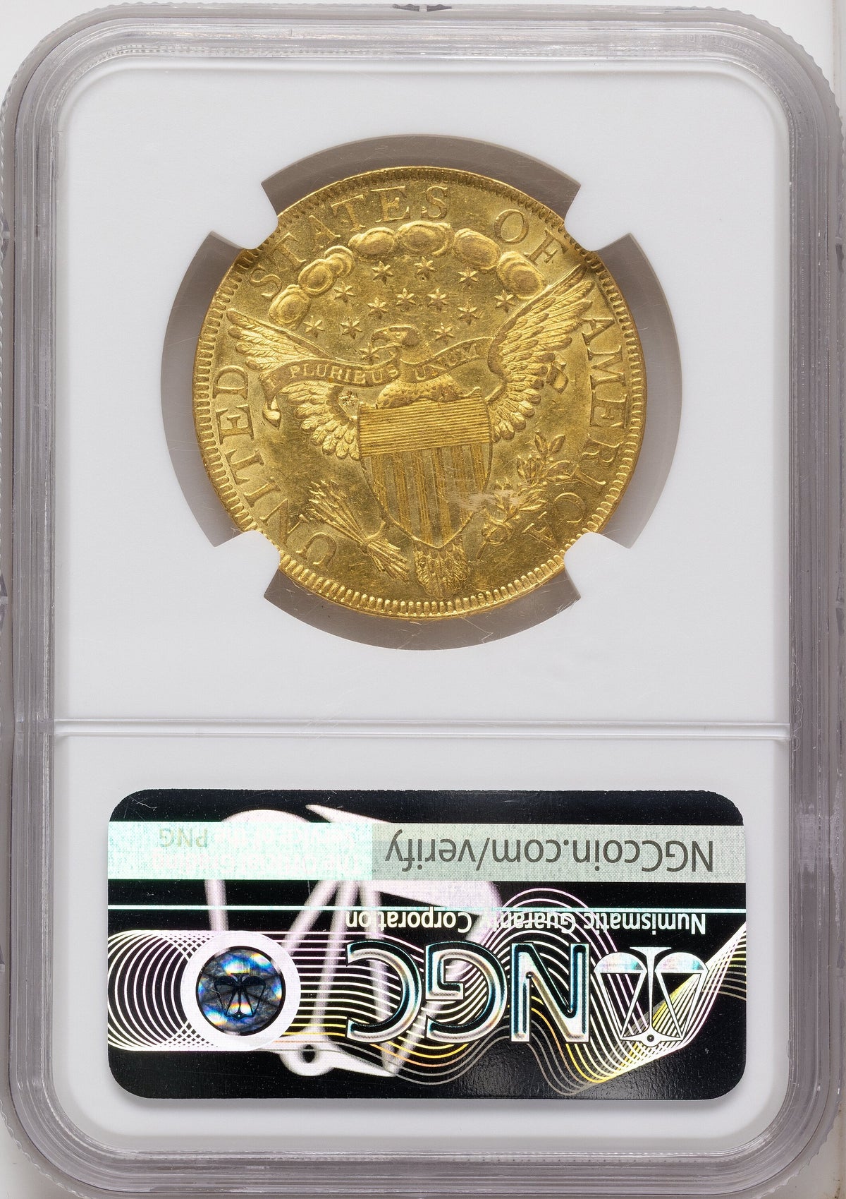 1799 $10 Lg Obv Stars Early Eagle NGC AU58