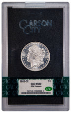 1882-CC $1 GSA Treasure Hoard Morgan Dollar CAC MS62