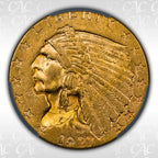 1927 $2.50 Indian Quarter Eagle CACG MS62