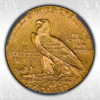 1927 $2.50 Indian Quarter Eagle CACG MS62