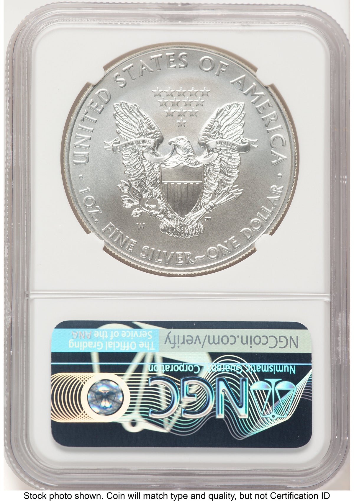 2011-W Burnished Silver Eagle 1 oz ER Mike Castle NGC MS70