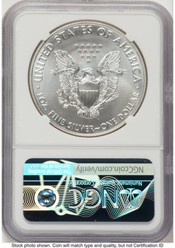 2016 Silver Eagle FR Mike Castle NGC MS70