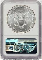 2016 Silver Eagle FR Mike Castle NGC MS70