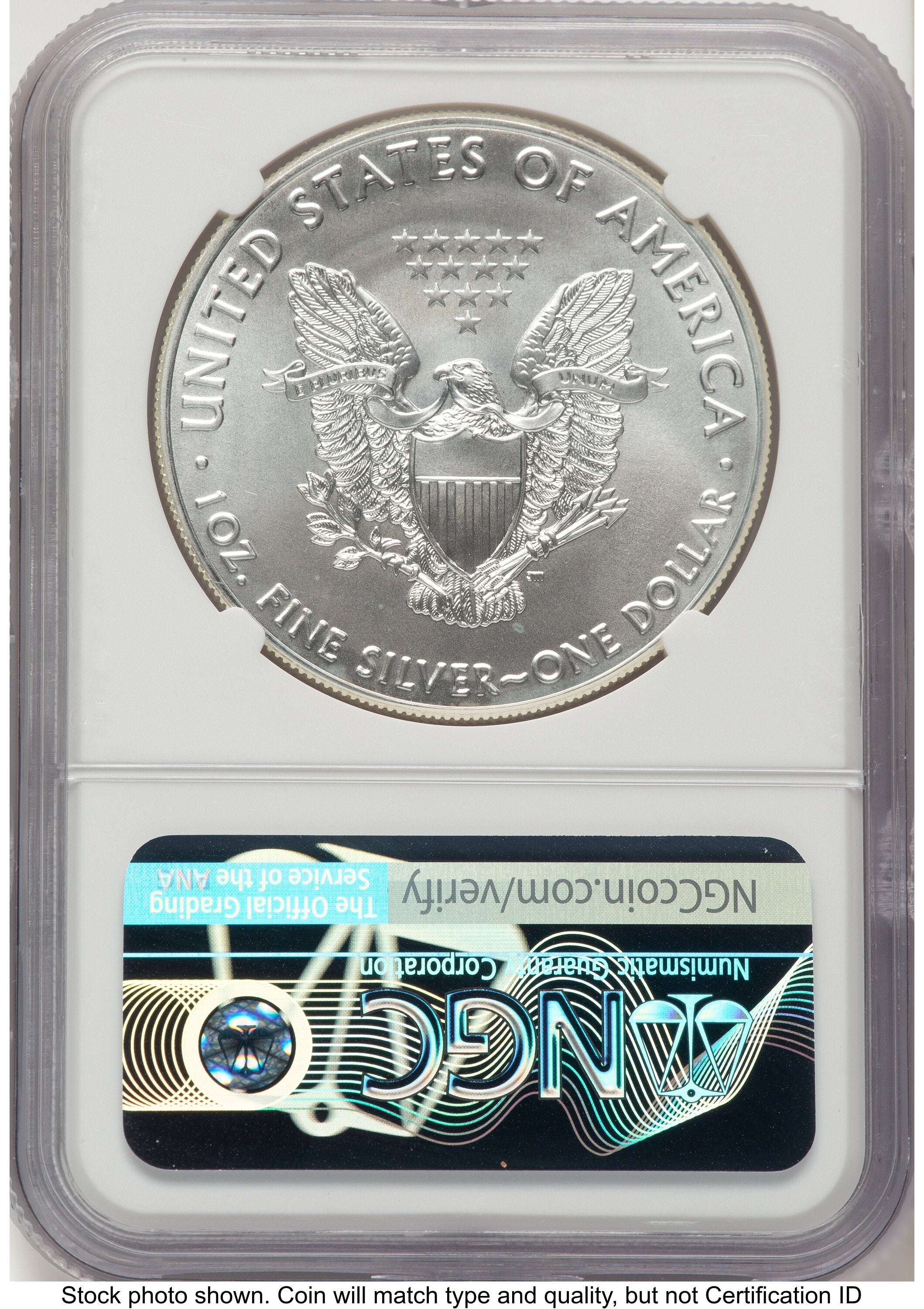 2016 Silver Eagle FR Mike Castle NGC MS70