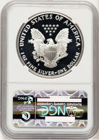1989-S Proof Silver Eagle 1 oz Brown Label NGC PF70