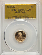 2000-W Proof Gold Eagle 4-Coin Set PCGS PR70DCAM