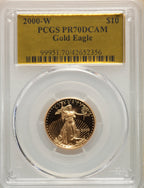 2000-W Proof Gold Eagle 4-Coin Set PCGS PR70DCAM