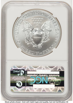 2012-W Burnished Silver Eagle 1 oz ER West Point Star Label NGC MS70