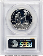 2014-W Proof Platinum Eagle 1 oz Blue Gradient PCGS PR70