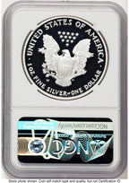 2007-W Proof Silver Eagle 1 oz Thomas Uram NGC PF70