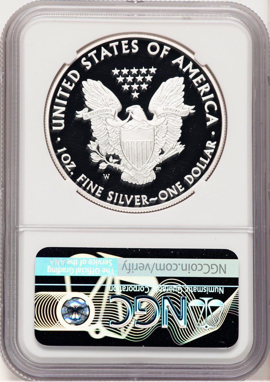 2011-W Proof Silver Eagle 1 oz Thomas Uram NGC PF70