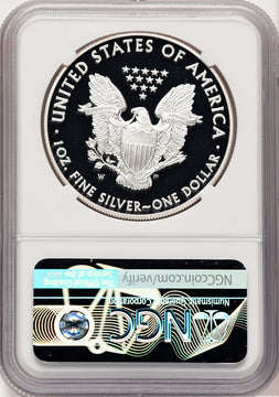 2015-W Proof Silver Eagle 1 oz Thomas Uram NGC PF70