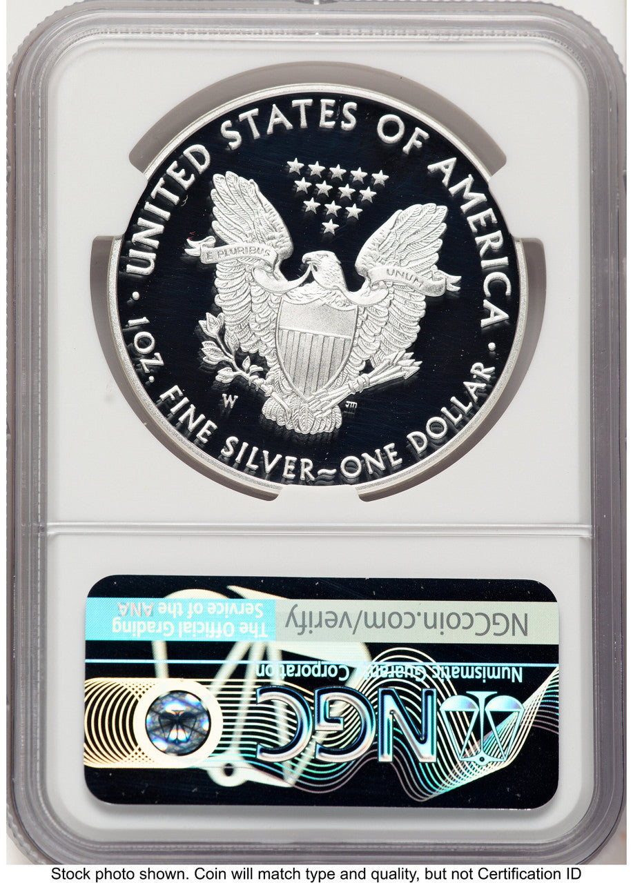 2016-W Proof Silver Eagle 1 oz Thomas Uram NGC PF70