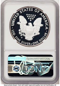2018-W Proof Silver Eagle 1 oz Thomas Uram NGC PF70