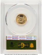 1990 Gold Eagle 1/10 oz Gold Foil PCGS MS70