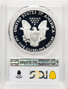 1988-S Proof Silver Eagle 1 oz Blue Gradient PCGS PR70