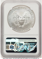 2014-W Burnished Silver Eagle 1 oz Thomas Uram NGC MS70