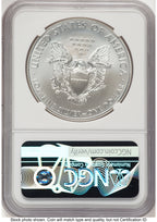 2011-W Burnished Silver Eagle 1 oz Mike Castle NGC MS70