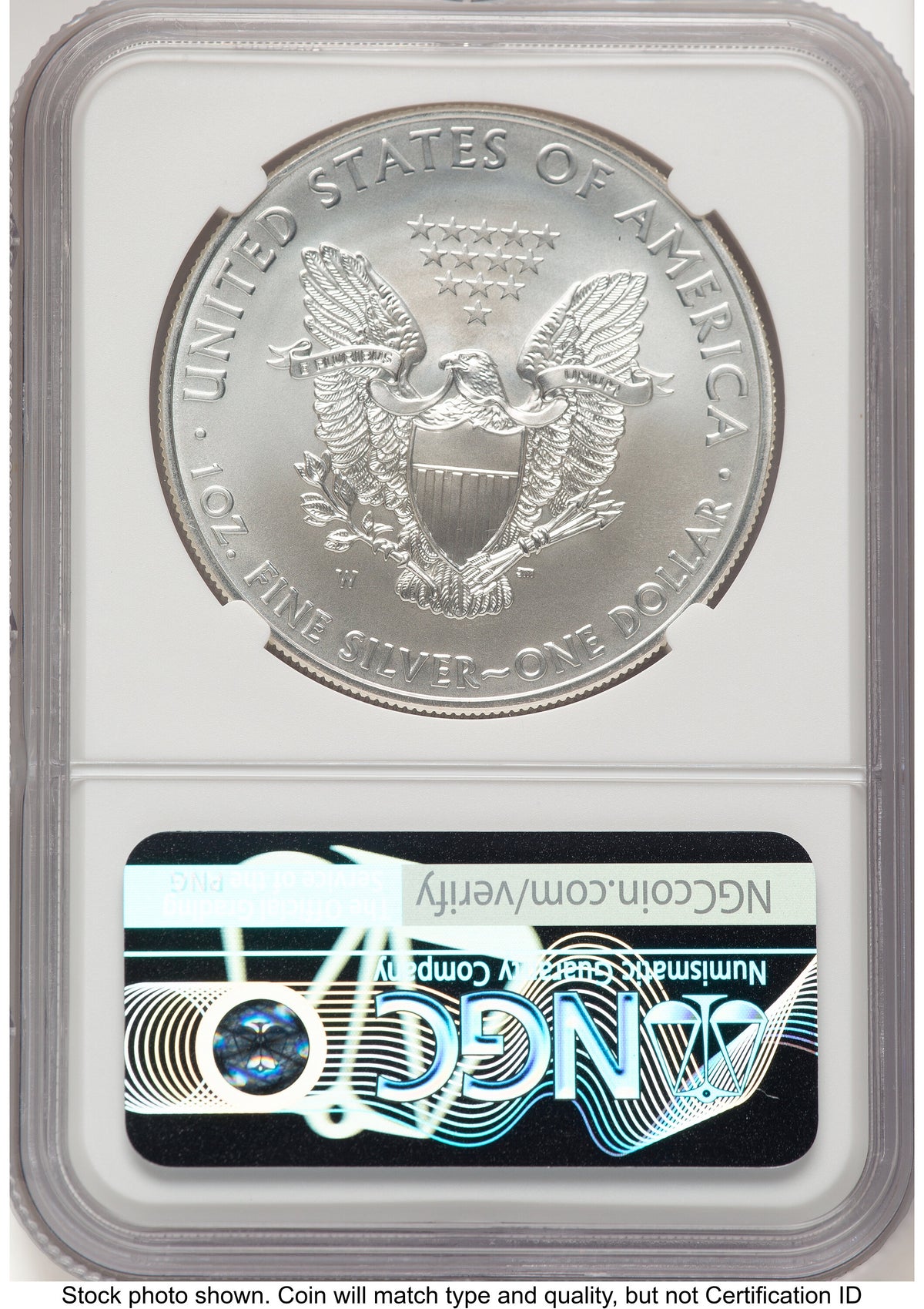 2011-W Burnished Silver Eagle 1 oz Mike Castle NGC MS70