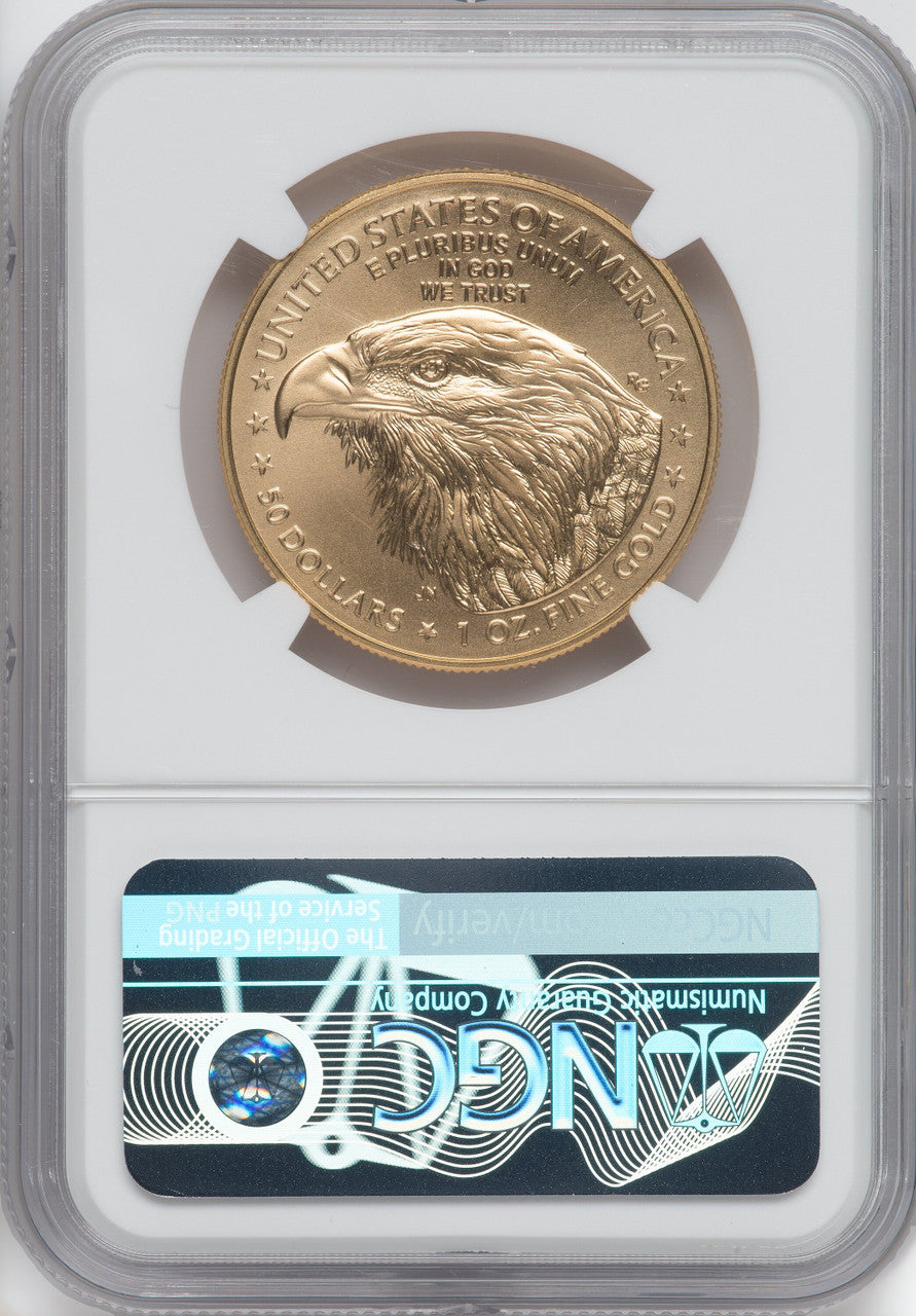 2021 One-Ounce Gold Eagle Type 2 At Dusk & Dawn 35th Anniversary 76th NGC MS69