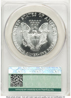 1988 Silver Eagle Non Designation CACG MS70