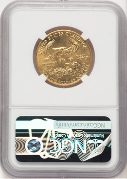 1986 Gold Eagle 1/2 oz Ron Harrigal NGC MS69