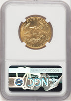 1986 Gold Eagle 1/2 oz Ron Harrigal NGC MS69