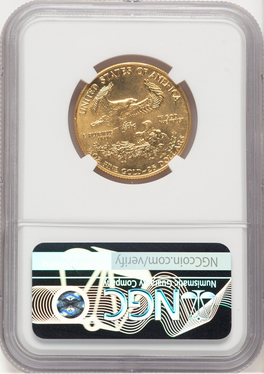 1986 Gold Eagle 1/2 oz Ron Harrigal NGC MS69
