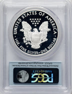 2014-W Proof Silver Eagle 1 oz FS Flag PCGS PR70