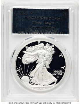 2023-W Proof Silver Eagle 1 oz AR Silver Foil PCGS PR70