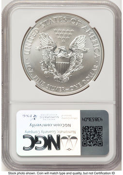 2011-W Burnished Silver Eagle 1 oz Jeff Garrett Red Book NGC MS70